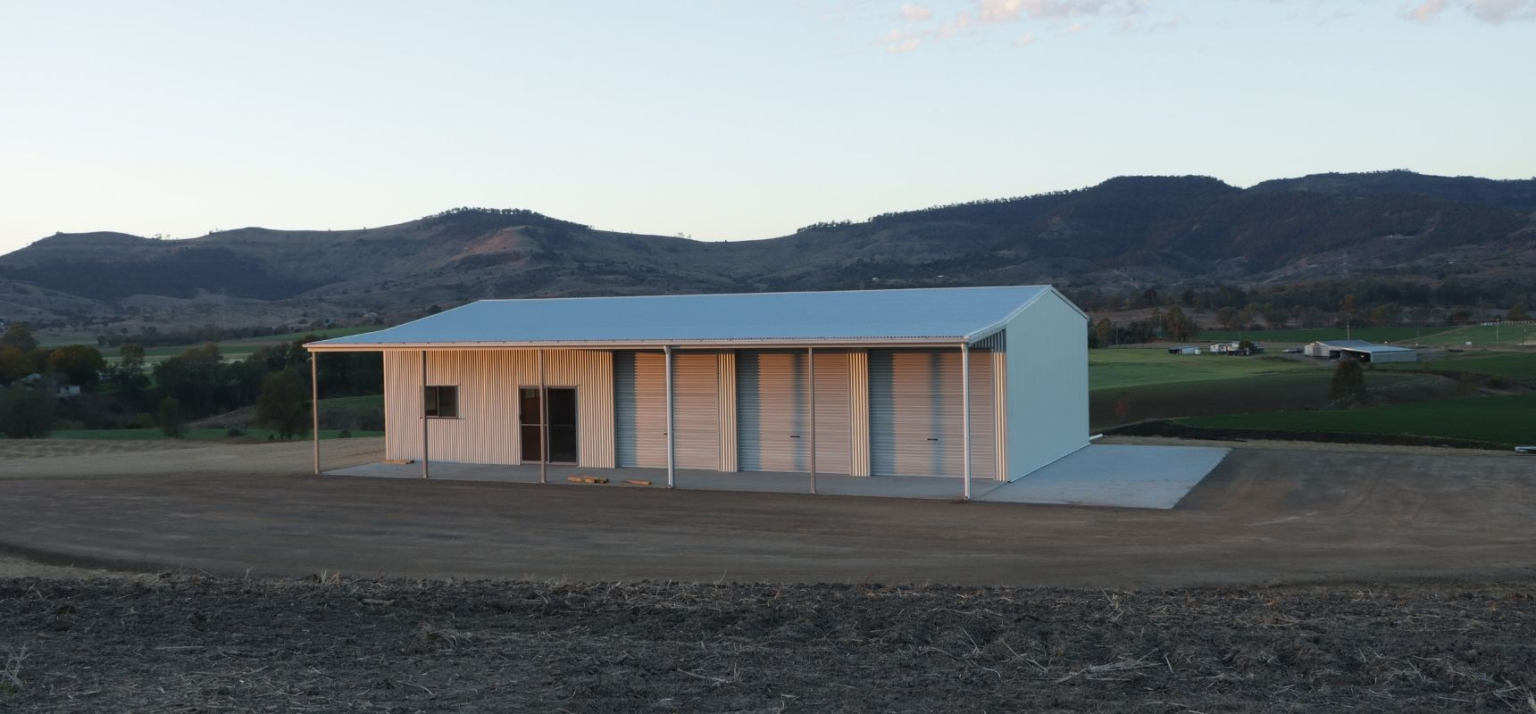 Custom farm shed, Flagstone Creek