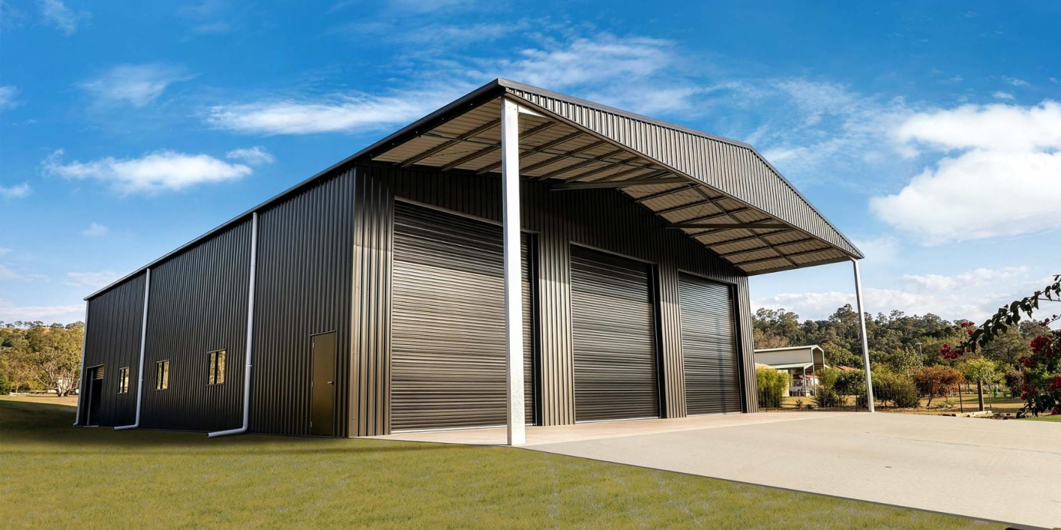 Gable shed with awning, Gatton